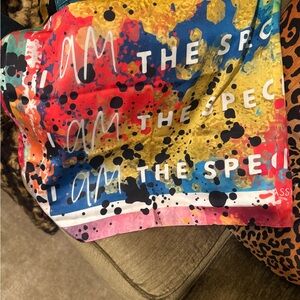 Sassy Jones I am the Special Occasion-Multicolor Graphic Scarf